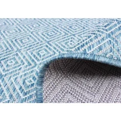 Indoor or Outdoor Rug - 7 x 10 Blue Discount