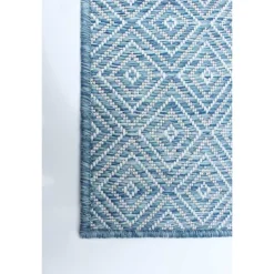 Indoor or Outdoor Rug - 7 x 10 Blue Discount