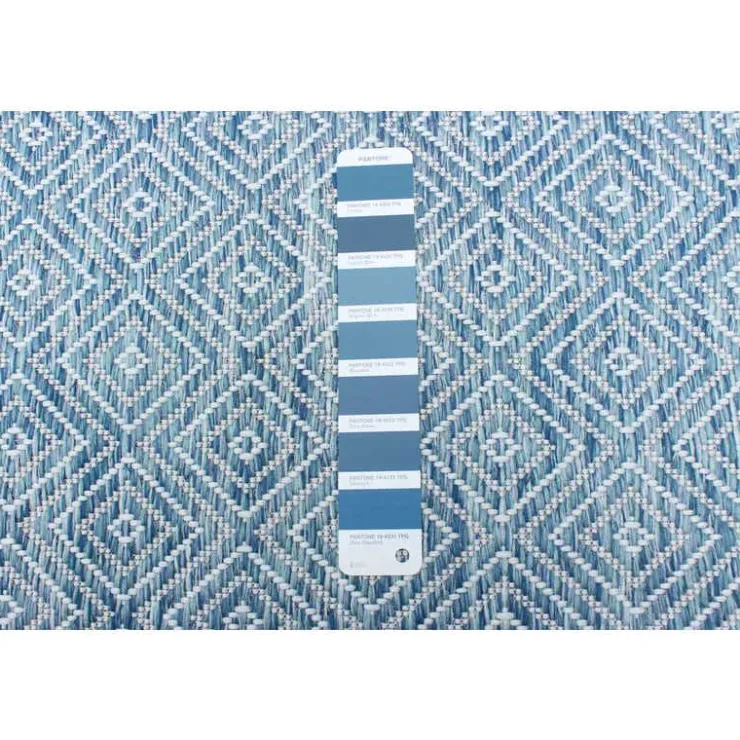 Indoor or Outdoor Rug - 7 x 10 Blue Discount