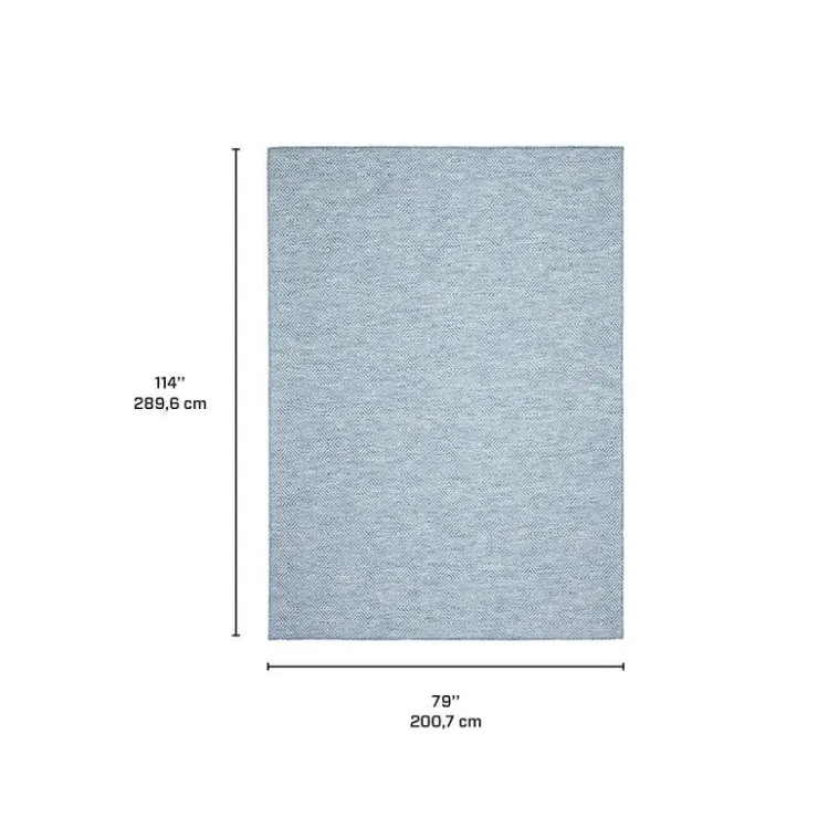 Indoor or Outdoor Rug - 7 x 10 Blue Discount