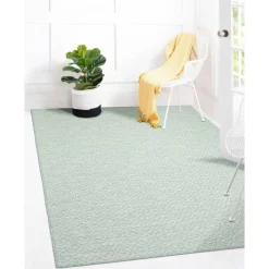 Indoor or Outdoor Rug - 7 x 10 Mint Green Best