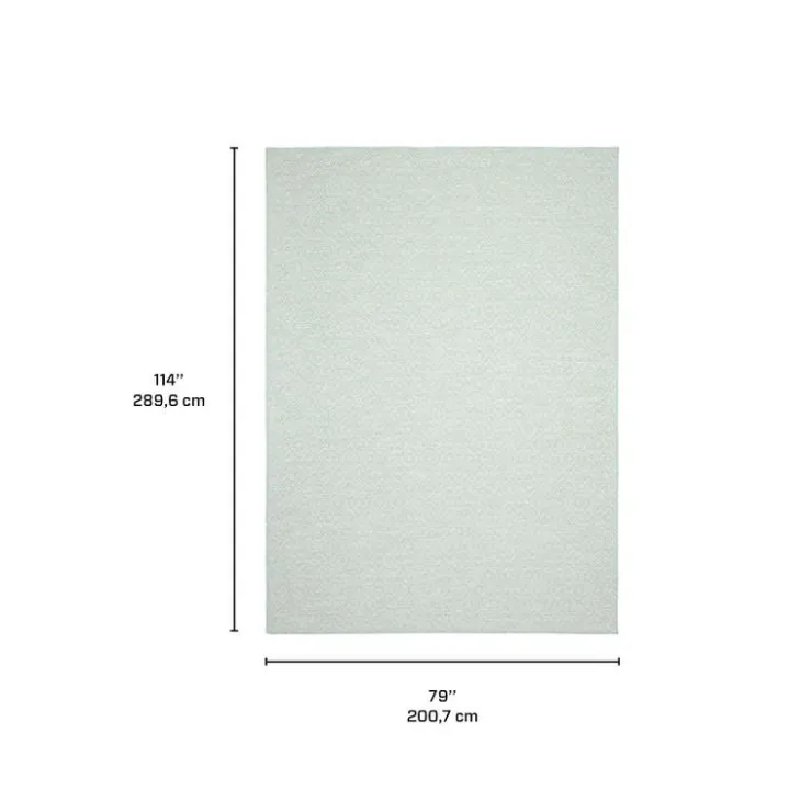 Indoor or Outdoor Rug - 7 x 10 Mint Green Best