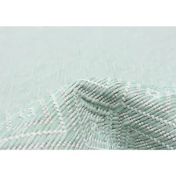 Indoor or Outdoor Rug - 7 x 10 Mint Green Best