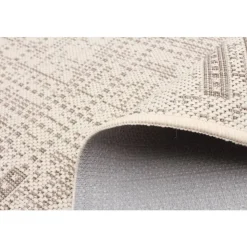 Indoor or Outdoor Rug - 4 x 6 Ivory