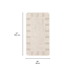 Indoor or Outdoor Rug - 2 x 4 Ivory Outlet