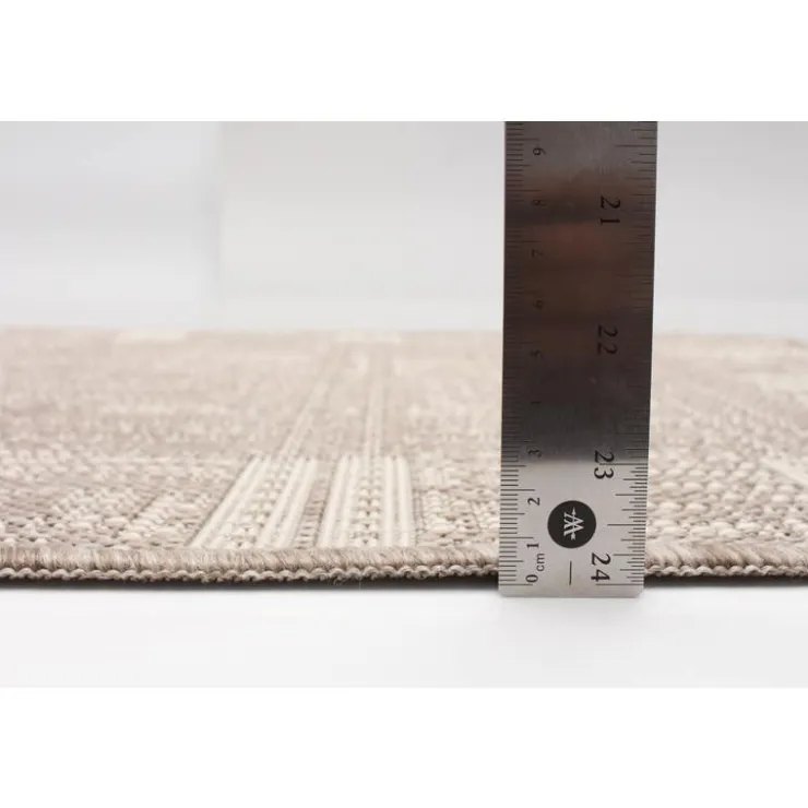 Indoor or Outdoor Rug - 4 x 6 Taupe