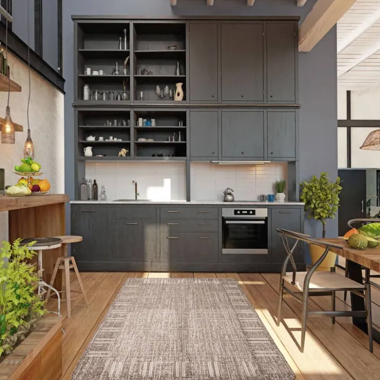 Indoor or Outdoor Rug - 4 x 6 Taupe
