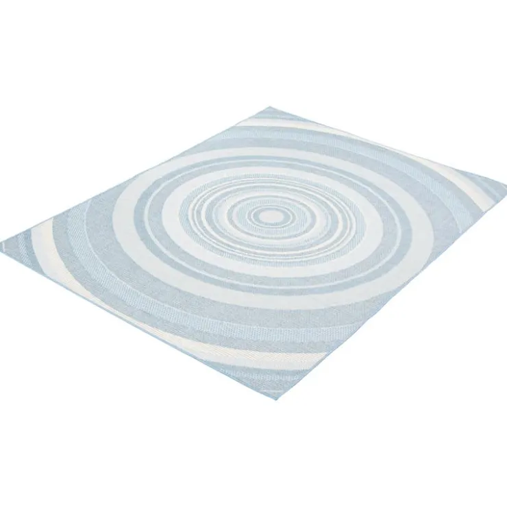 Indoor or Outdoor Rug - 5 x 7 Light Blue