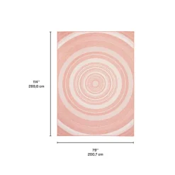 Indoor or Outdoor Rug - 7 x 10 Coral Sale