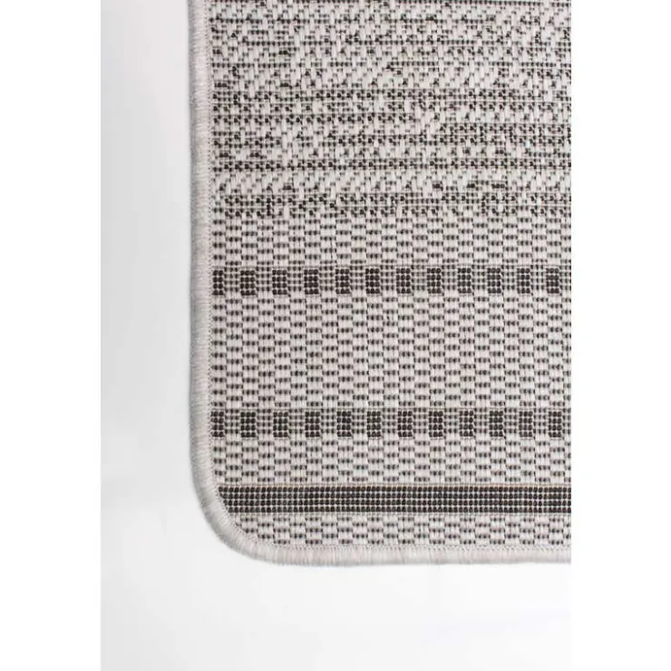 Indoor or Outdoor Rug - 4 x 6 Grey Hot