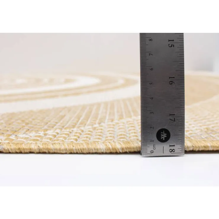 Indoor or Outdoor Rug - 5 x 7 Gold Best