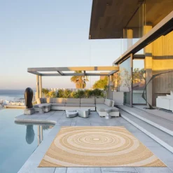 Indoor or Outdoor Rug - 5 x 7 Gold Best