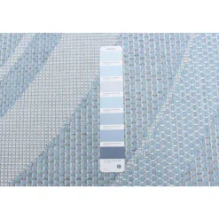 Indoor or Outdoor Rug - 7 x 10 Light Blue
