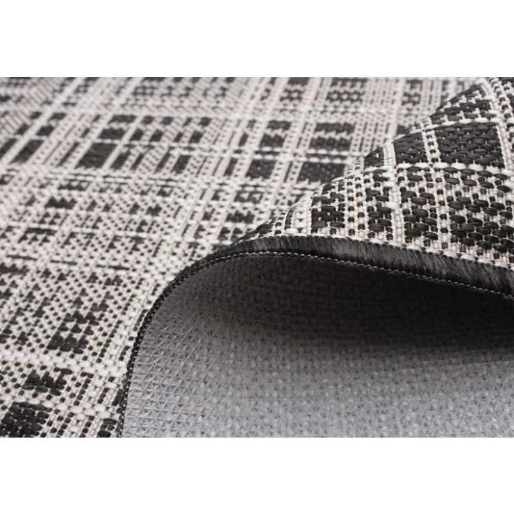 Indoor or Outdoor Rug - 4 x 6 Black Outlet