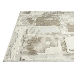 Indoor or Outdoor Rug - 5 x 8 Beige Clearance