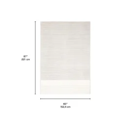 Indoor Rug - 5 x 7 Grey/White Sale