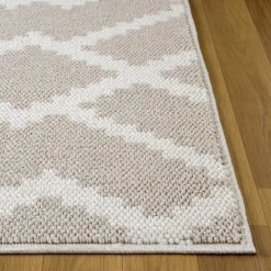 Indoor Rug - 5 x 8 White/Beige New
