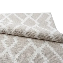 Indoor Rug - 5 x 8 White/Beige New