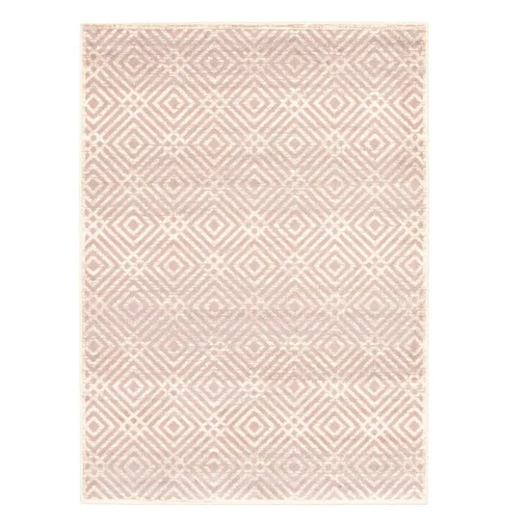 Indoor Rug - 4 x 6 Cream/Pink Sale