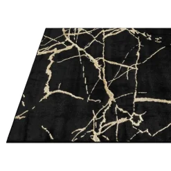Indoor Rug - 4 x 6 Black / Gold Best