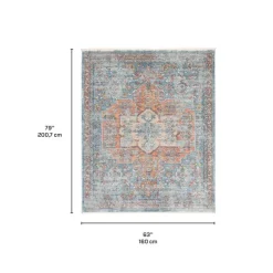 Indoor Rug - 5 x 7 Blue Sale