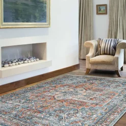 Indoor Rug - 5 x 7 Blue Sale