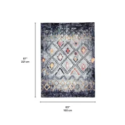 Indoor Rug - 5 x 7 Blue Outlet