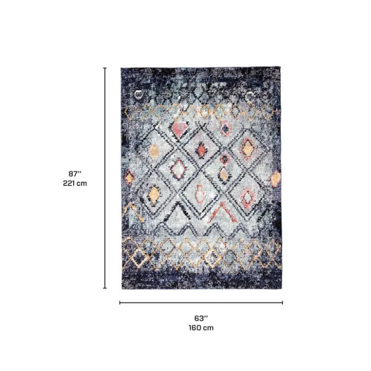Indoor Rug - 5 x 7 Blue Outlet