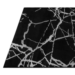 Indoor Rug - 5 x 8 Black / Gold