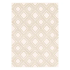 Indoor Rug - 7 x 10 White/Tan Discount