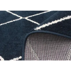 Indoor Rug - 7 x 10 Navy/White Outlet