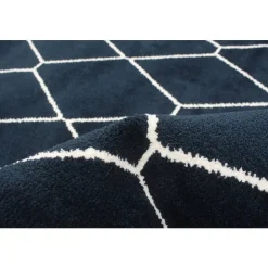 Indoor Rug - 7 x 10 Navy/White Outlet