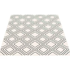 Indoor Rug - 7 x 10 White/Tan Best