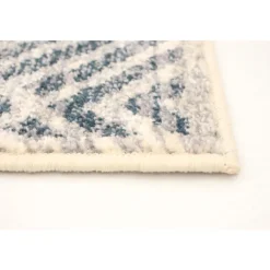 Indoor Rug - 5 x 7 Silver/Petrol