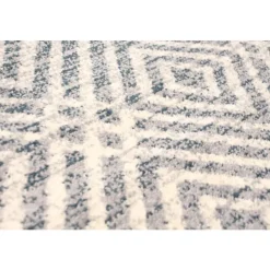 Indoor Rug - 5 x 7 Silver/Petrol