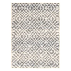 Indoor Rug - 5 x 7 Silver/Petrol