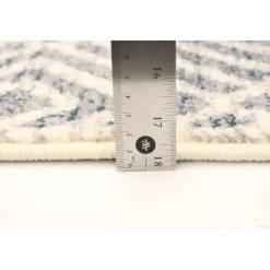Indoor Rug - 5 x 7 Silver/Petrol