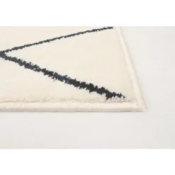 Indoor Rug - 7 x 10 White/Navy Outlet