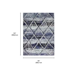 Indoor Rug - 7 x 10 Blue Discount