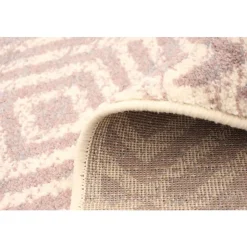 Indoor Rug - 8 x 10 Cream/Pink New