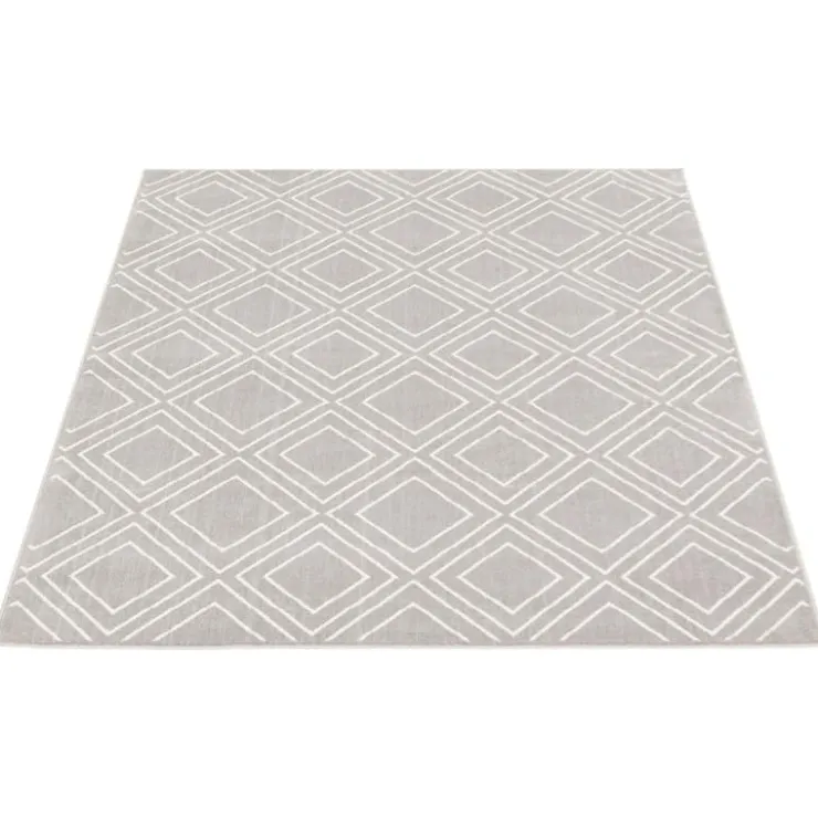 Indoor Rug - 7 x 10 Grey/White Outlet