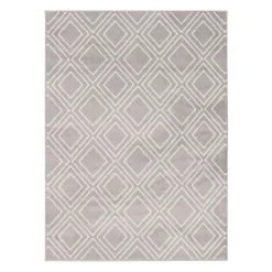 Indoor Rug - 7 x 10 Grey/White Outlet
