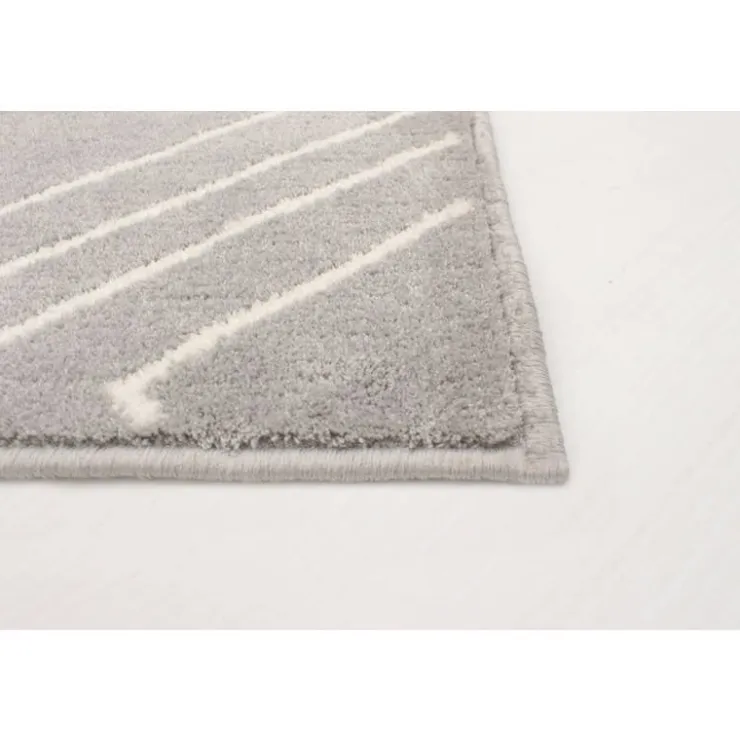 Indoor Rug - 7 x 10 Grey/White Outlet