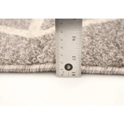 Indoor Rug - 5 x 7 Grey/Ivory New
