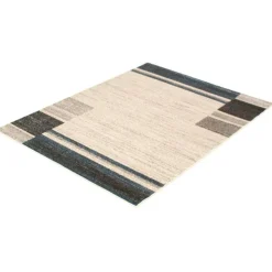 Indoor Rug - 4 x 6 Ivory/Blue New