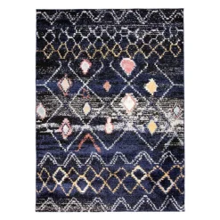 Indoor Rug - 8 x 10 Navy Outlet