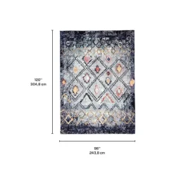Indoor Rug - 8 x 10 Blue Clearance