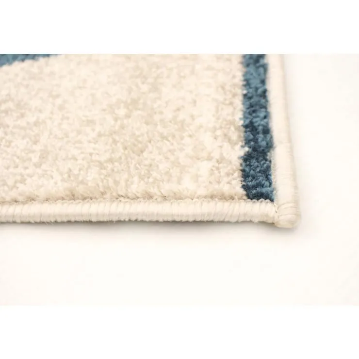 Indoor Rug - 8 x 10 Ivory/Blue Online