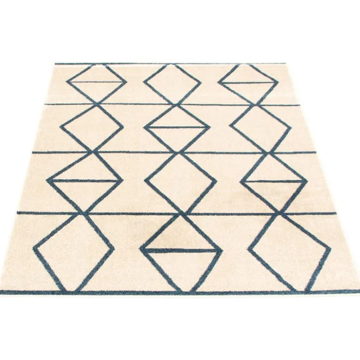 Indoor Rug - 8 x 10 Ivory/Blue Online
