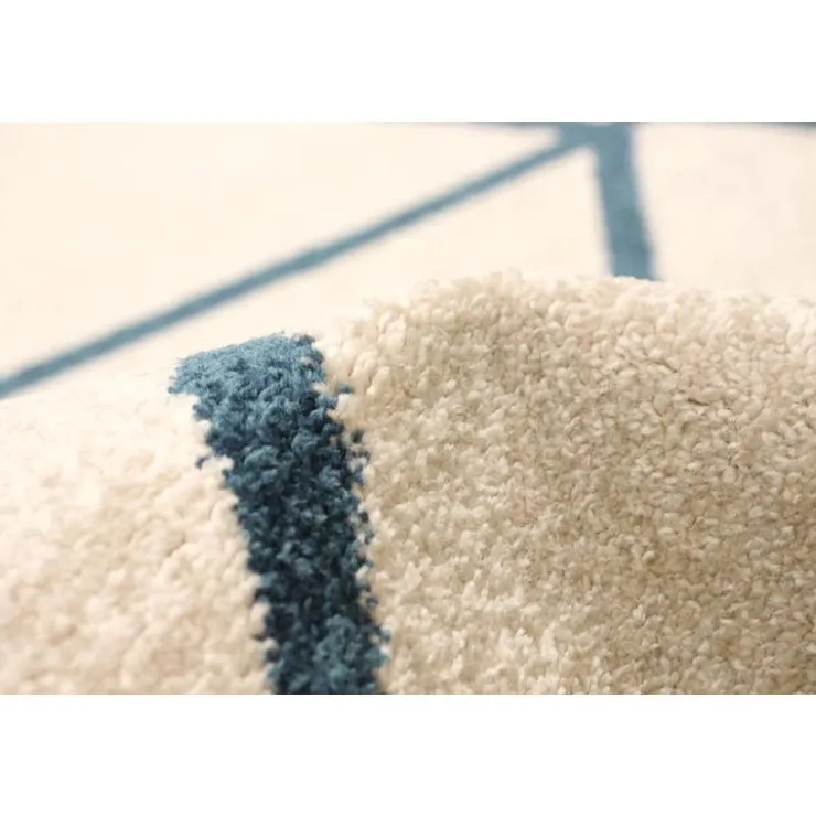 Indoor Rug - 8 x 10 Ivory/Blue Online